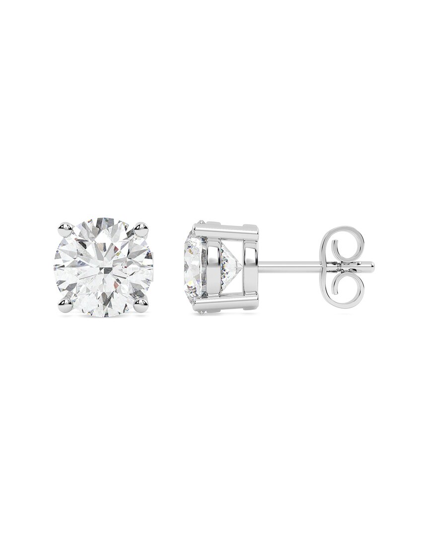 Lab Grown Diamonds 14k 10.00 Ct. Tw. Lab-grown Diamond Earrings In Brown
