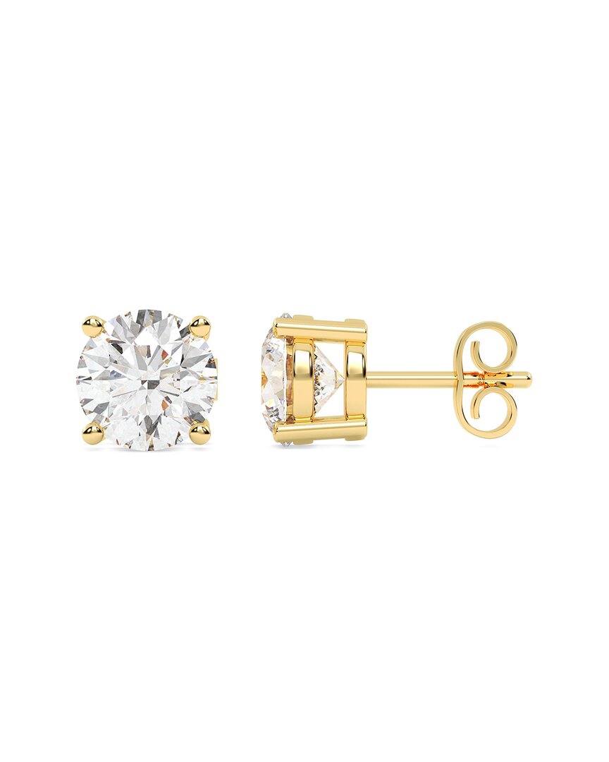 Lab Grown Diamonds 14k 10.00 Ct. Tw. Lab-grown Diamond Earrings In Gold