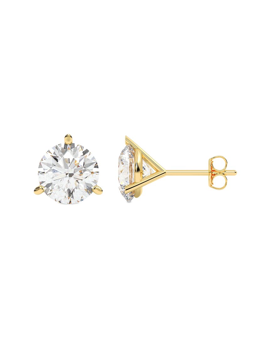 Lab Grown Diamonds 14k 5.00 Ct. Tw. Lab-grown Diamond Earrings In Gold