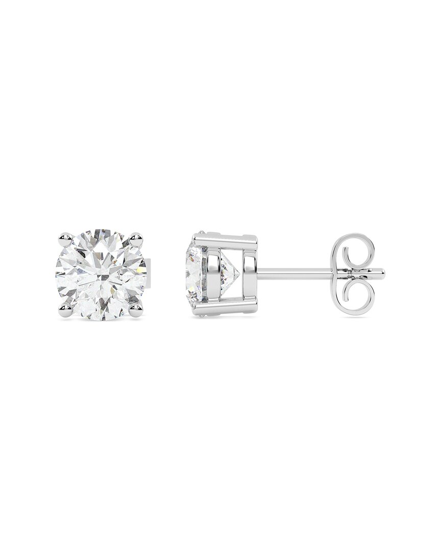 Lab Grown Diamonds 14k 5.00 Ct. Tw. Lab-grown Diamond Earrings In White