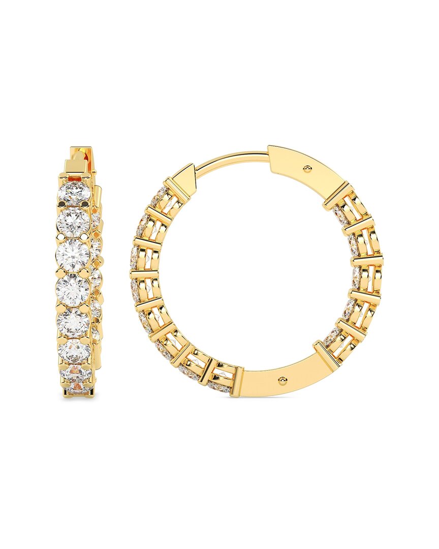 Lab Grown Diamonds 14k 3.00 Ct. Tw. Lab-grown Diamond Earrings In Gold