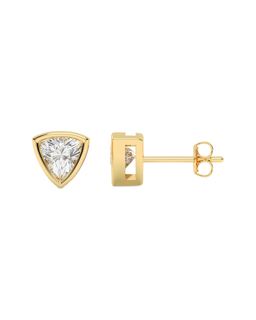 Lab Grown Diamonds 14k 0.75 Ct. Tw. Lab-grown Diamond Earrings In Gold