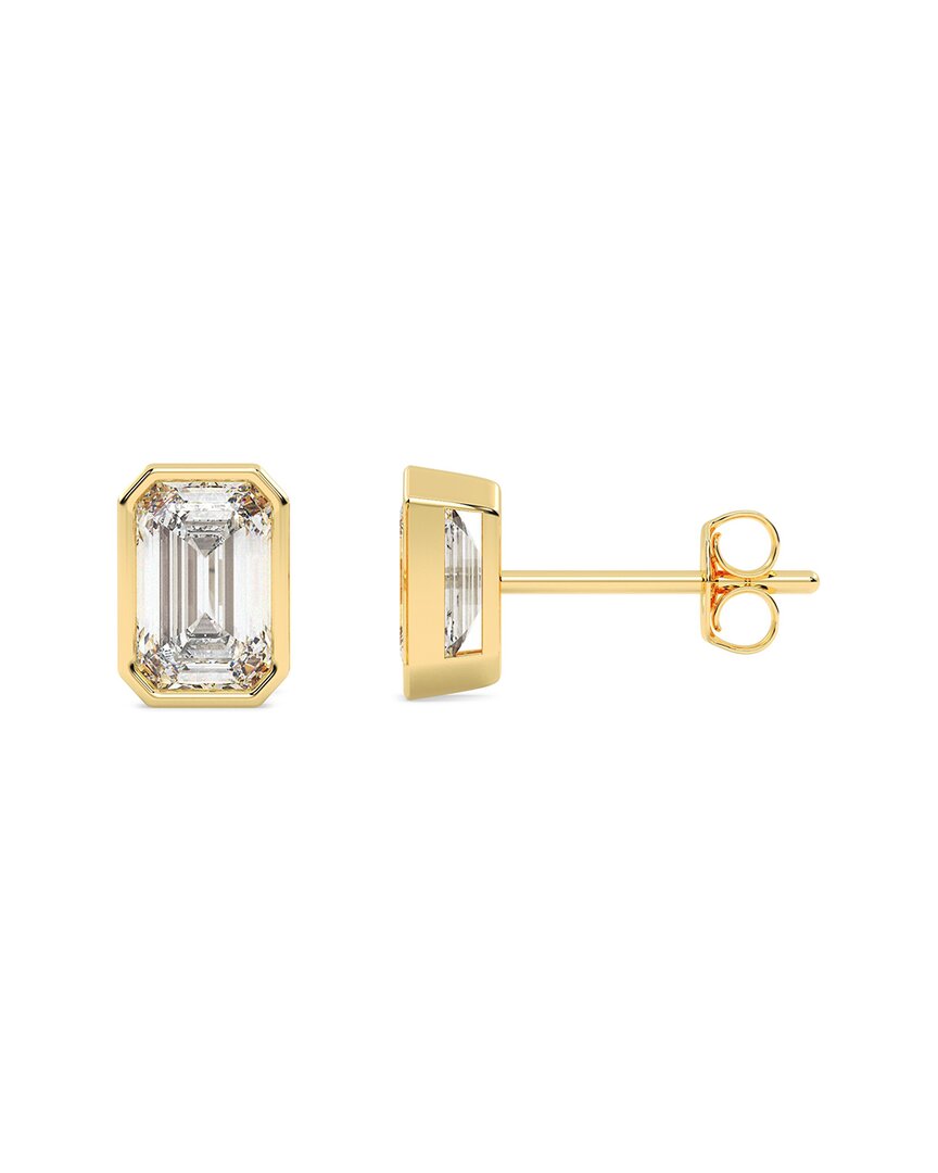 Lab Grown Diamonds 14k 0.75 Ct. Tw. Lab-grown Diamond Earrings In Gold