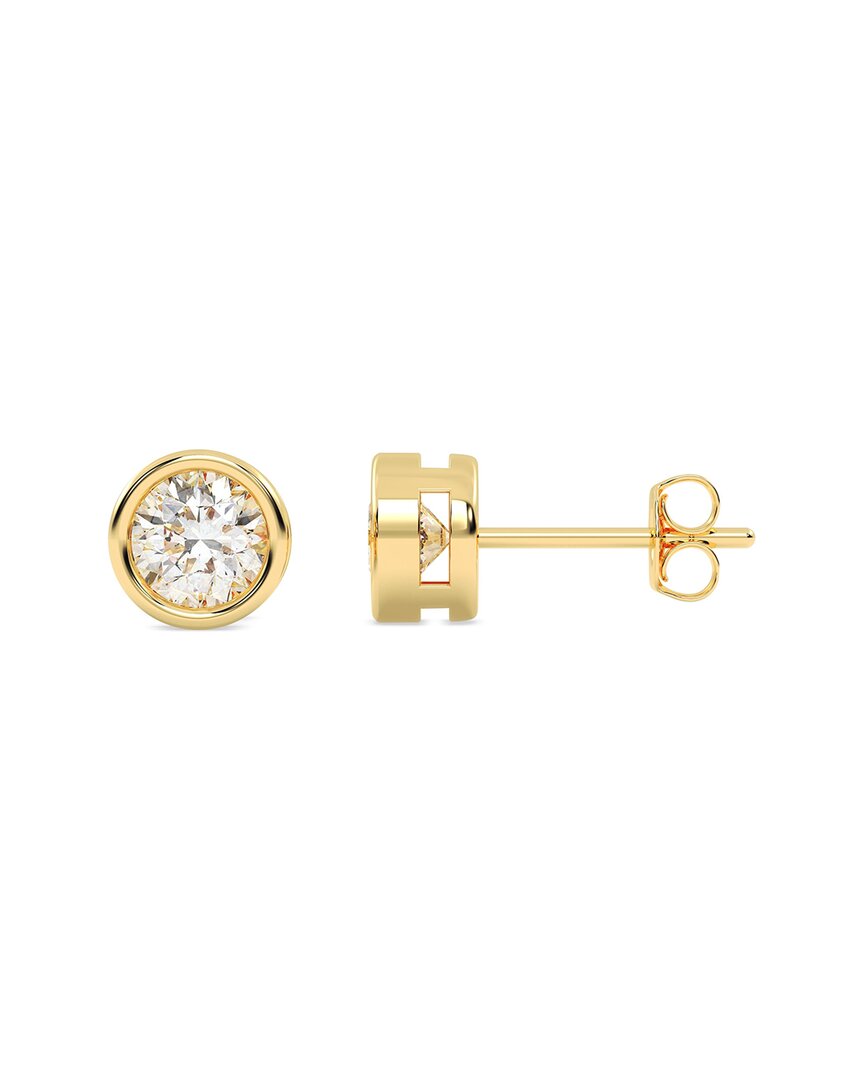 Lab Grown Diamonds 14k 0.75 Ct. Tw. Lab-grown Diamond Earrings In Gold