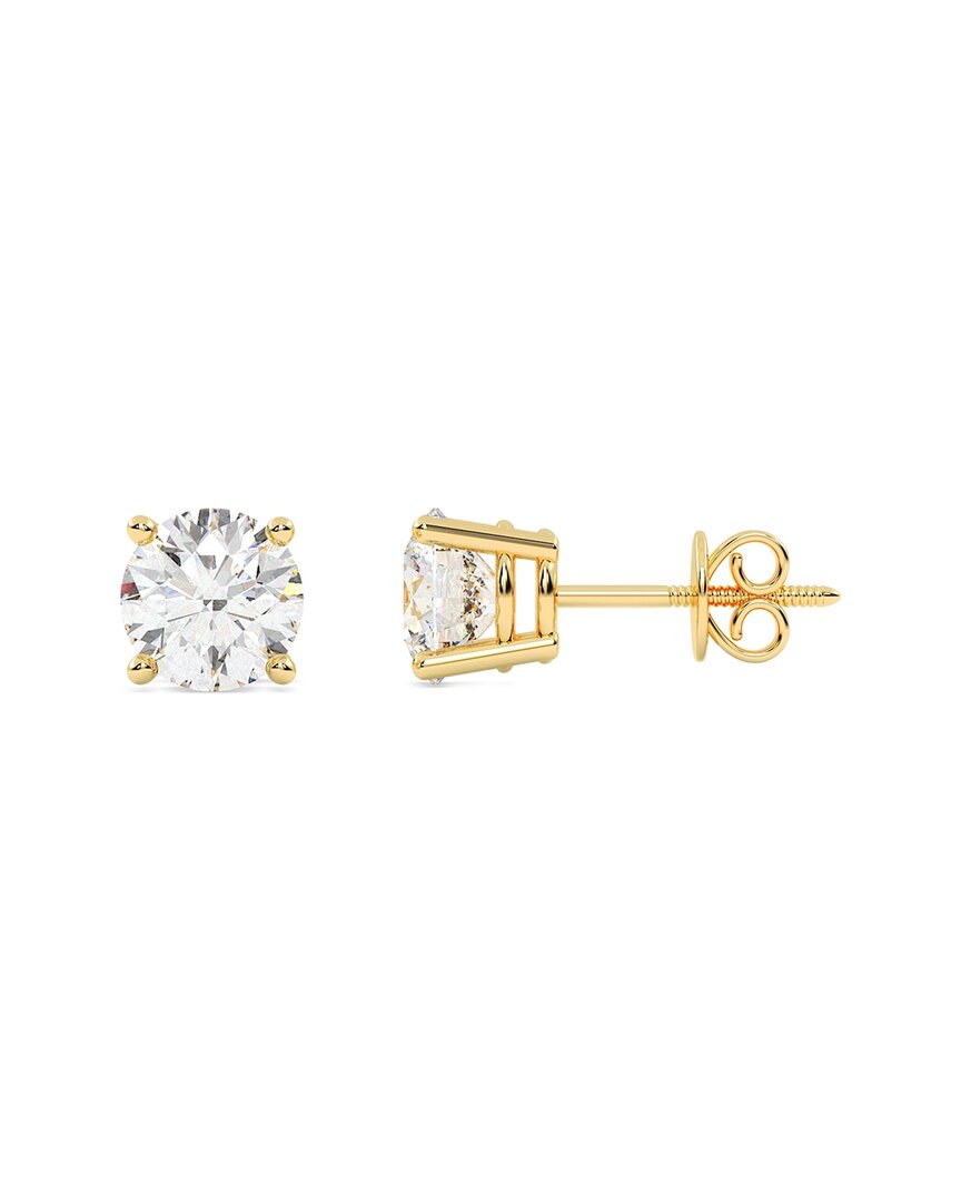 Lab Grown Diamonds 14k 1.25 Ct. Tw. Lab-grown Diamond Earrings In Gold