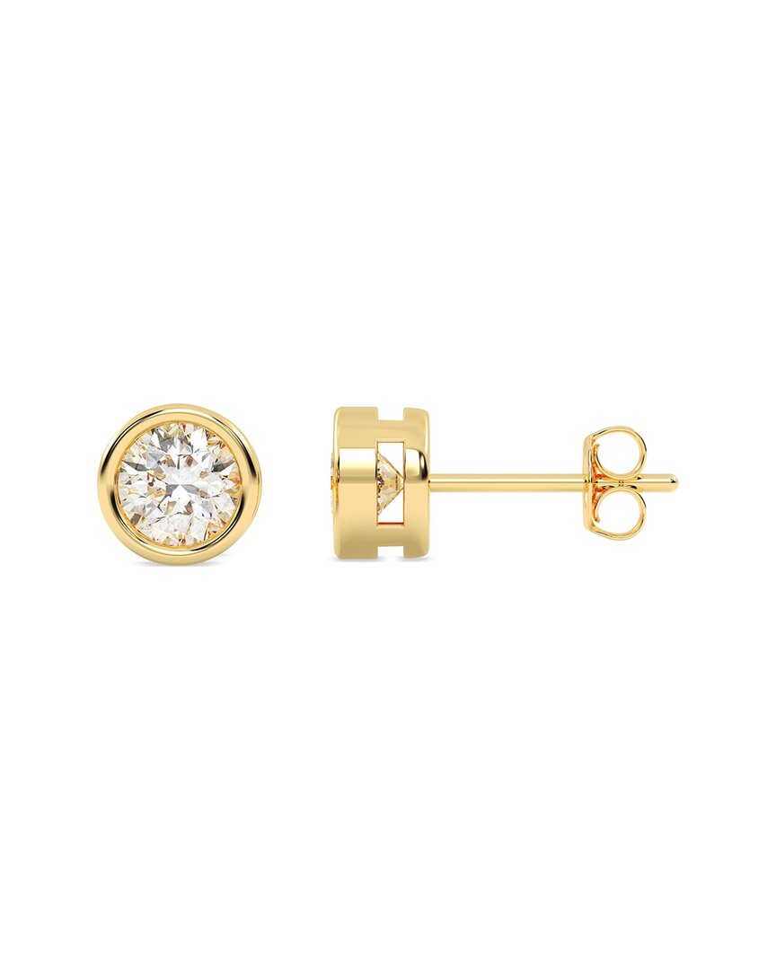 Lab Grown Diamonds 14k 0.75 Ct. Tw. Lab-grown Diamond Earrings In Gold
