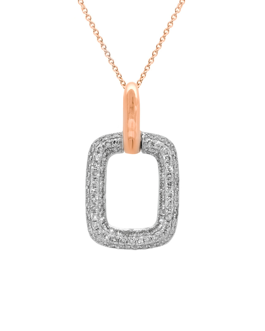 Diana M. Fine Jewelry 14K Rose Gold 0.27 ct. tw. Diamond Necklace