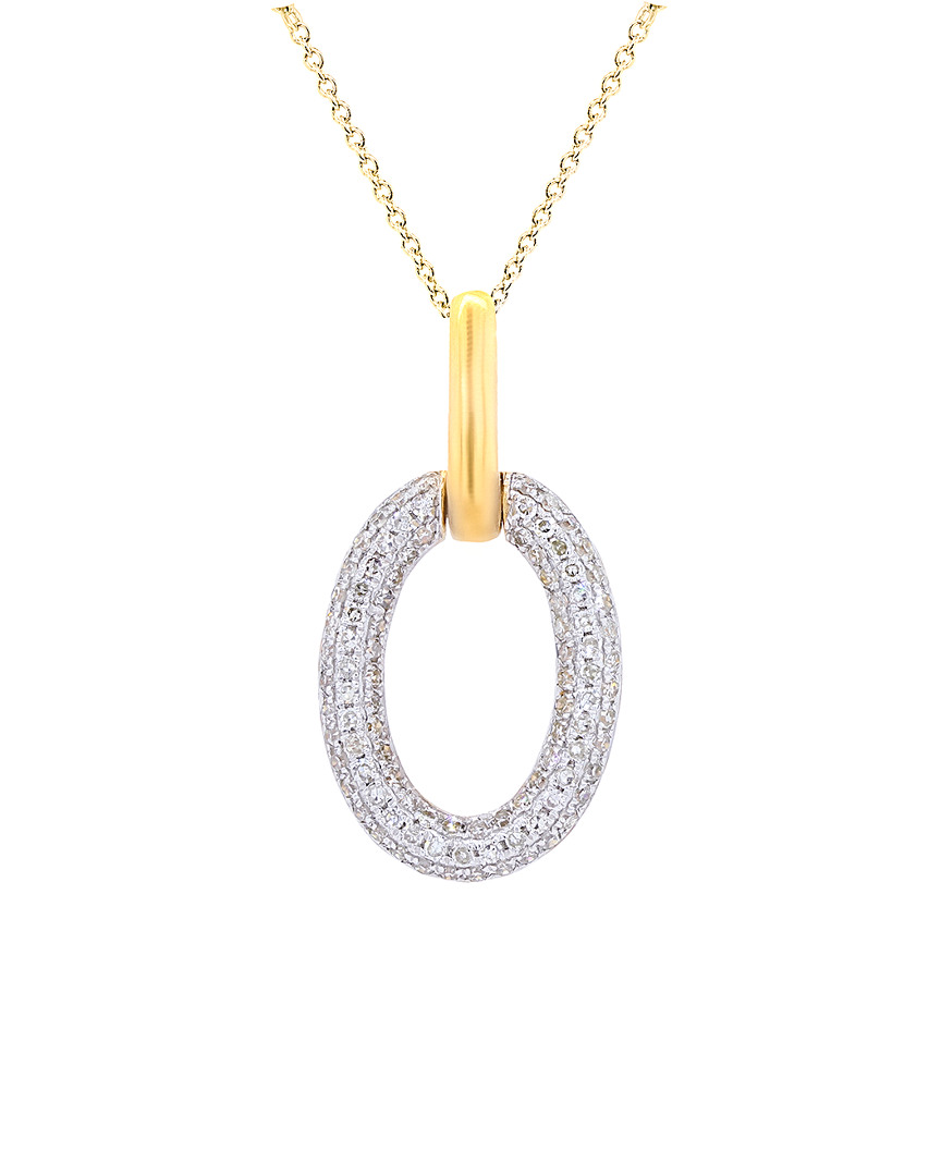Shop Diana M. Fine Jewelry 14k 0.24 Ct. Tw. Diamond Necklace