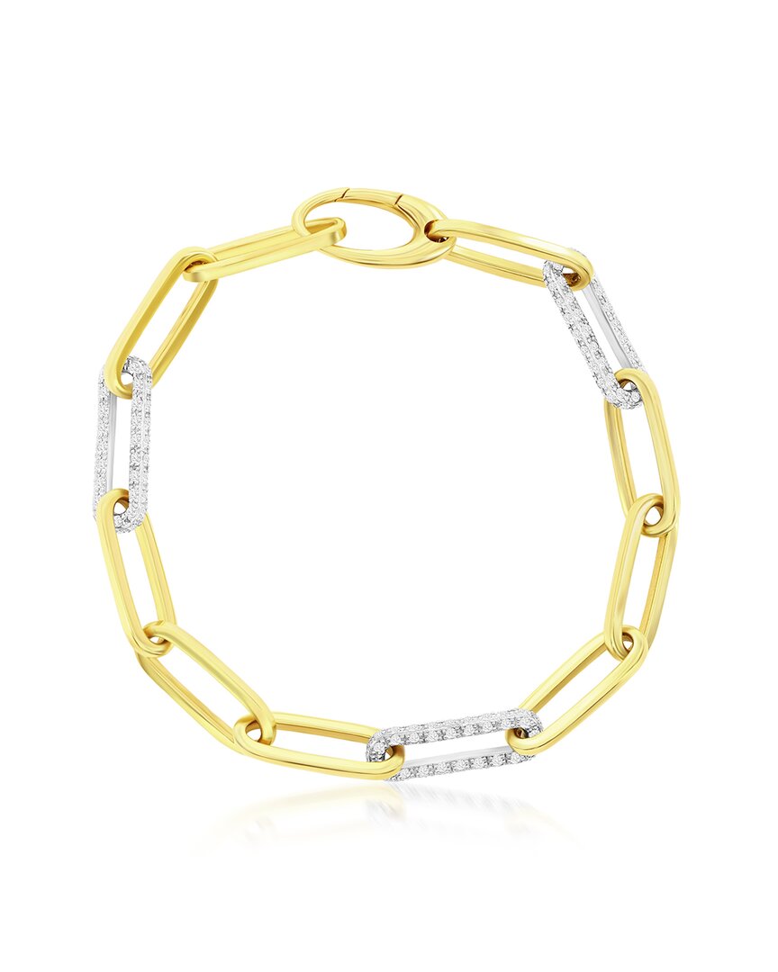 Jewels By Viomo 14k Yellow & White Gold With Diamonds