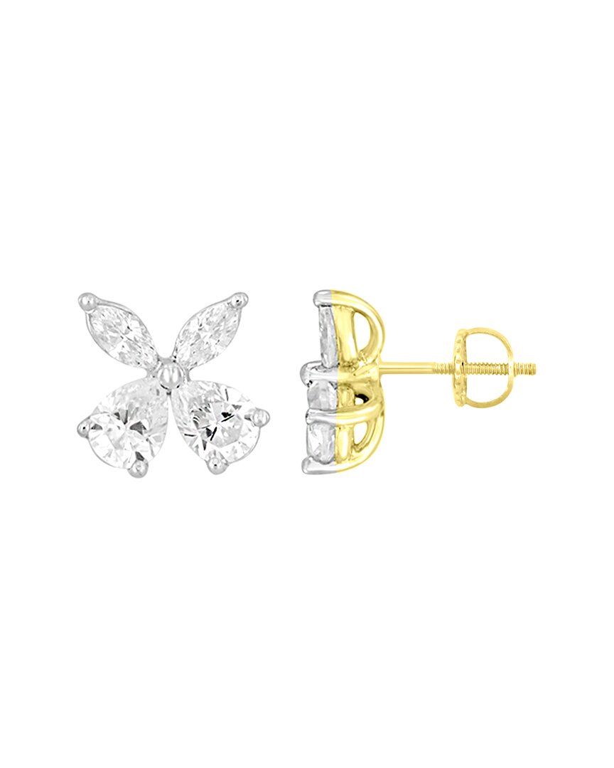 Ethos Creations Brilliant Bloom 14k 1.00 Ct. Tw. Lab-grown Diamond Earrings