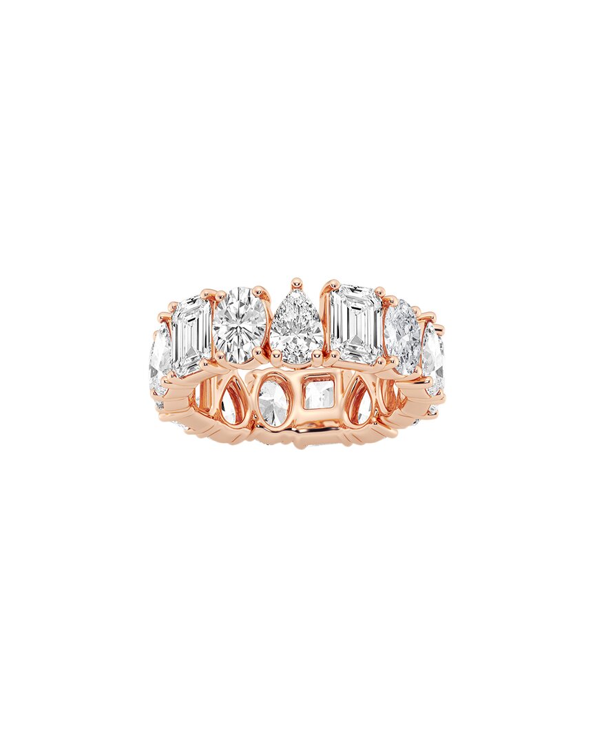 Lab Grown Diamonds 14k Rose Gold 8.25 Ct. Tw. Lab-grown Diamond Eternity Ring