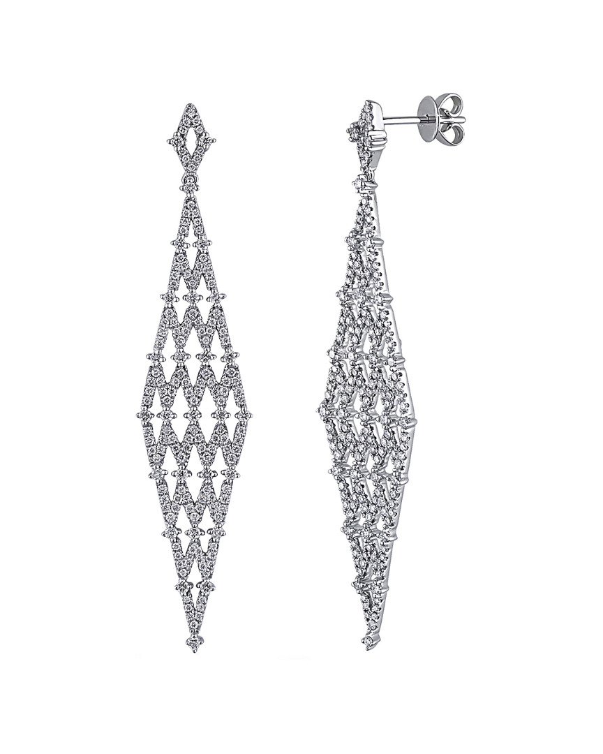 Diamond Select Cuts 14k 1.62 Ct. Tw. Diamond Drop Earrings In Multicolor