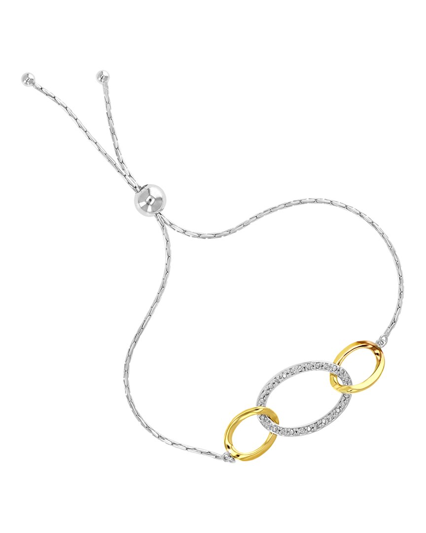 Amairah Vermeil 0.10 Ct. Tw. Diamond Bolo Bracelet