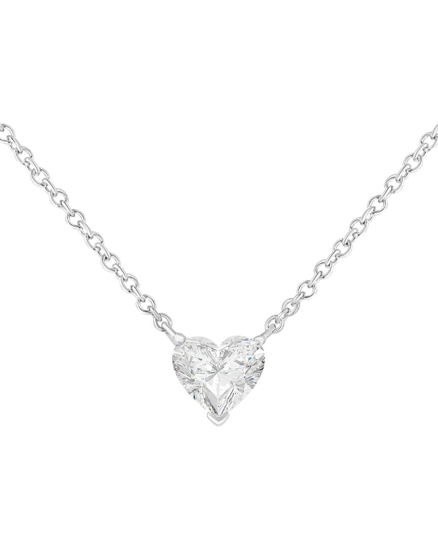 Haus Of Brilliance 14k 0.25 Ct. Tw. Lab-grown Diamond Pendant Necklace In Silver
