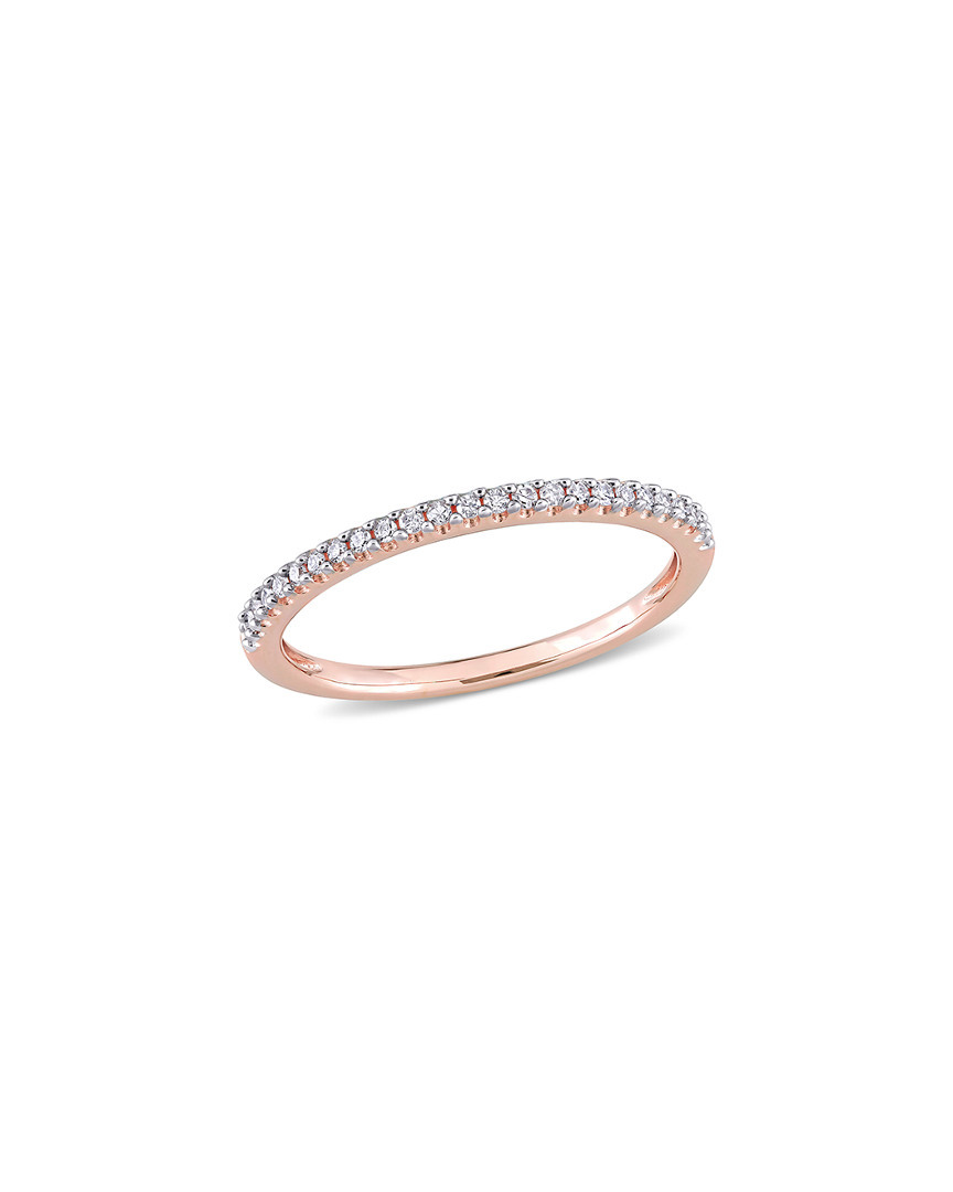 Diamond Select Cuts 14k Rose Gold 0.13 Ct. Tw. Diamond Ring