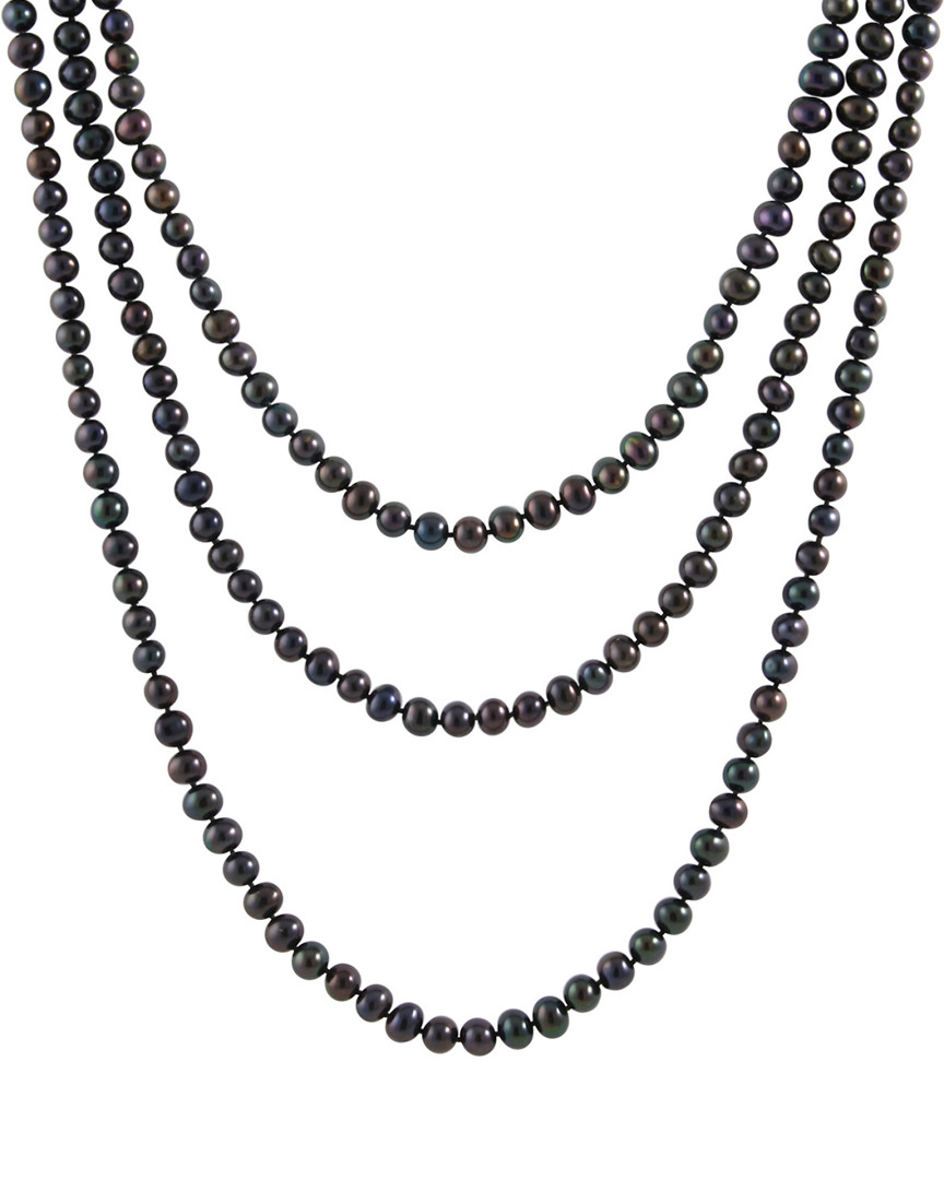 Splendid Pearls 7-8mm Pearl 80in Necklace
