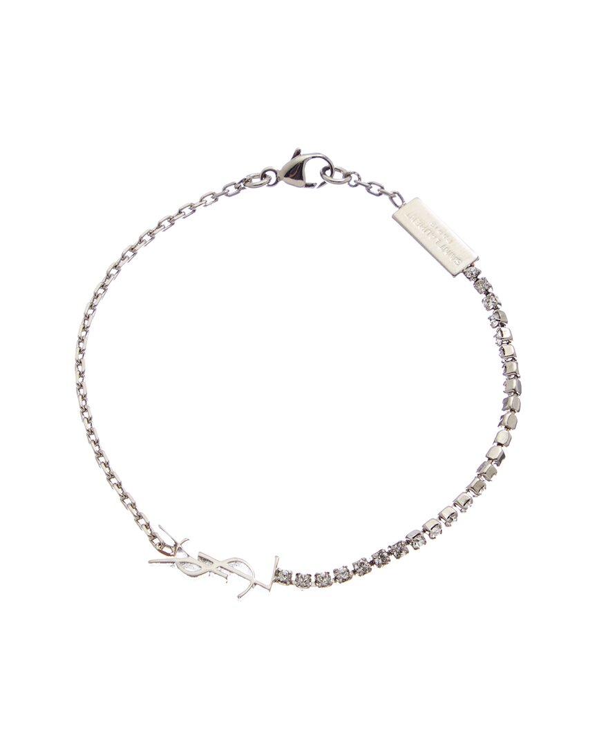 Saint Laurent Cassandre Charm Bracelet Women's Grey M | eBay