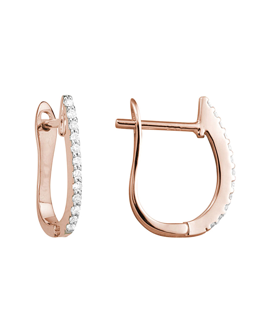Diamond Select Cuts 14k Rose Gold Diamond Earrings