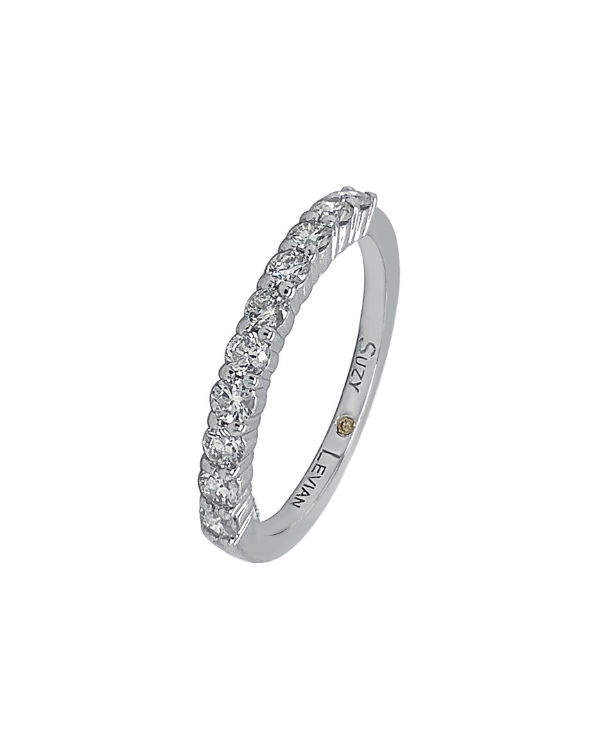 Suzy Levian 14k 0.50 Ct. Tw. Diamond Half-eternity Anniversary Ring