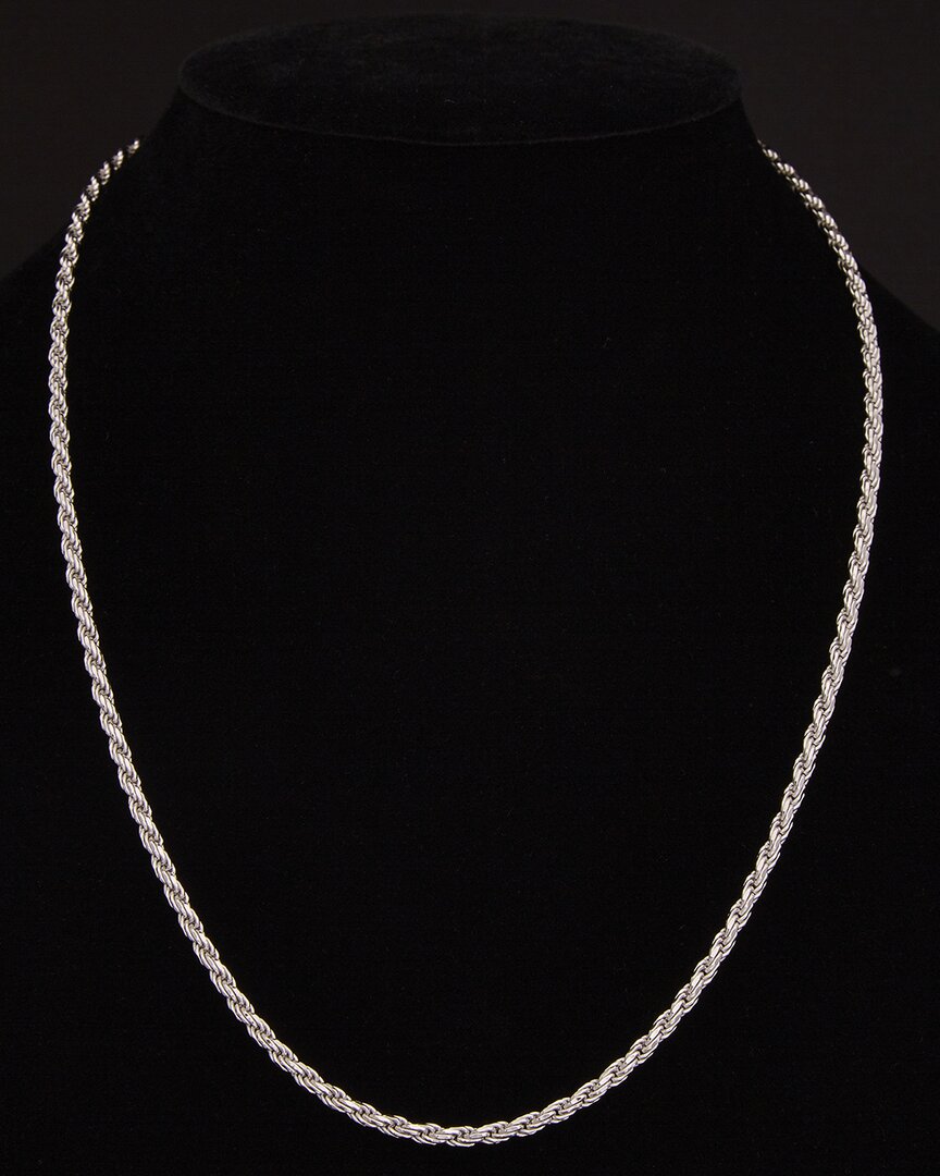 Italian Silver Necklace In Silver