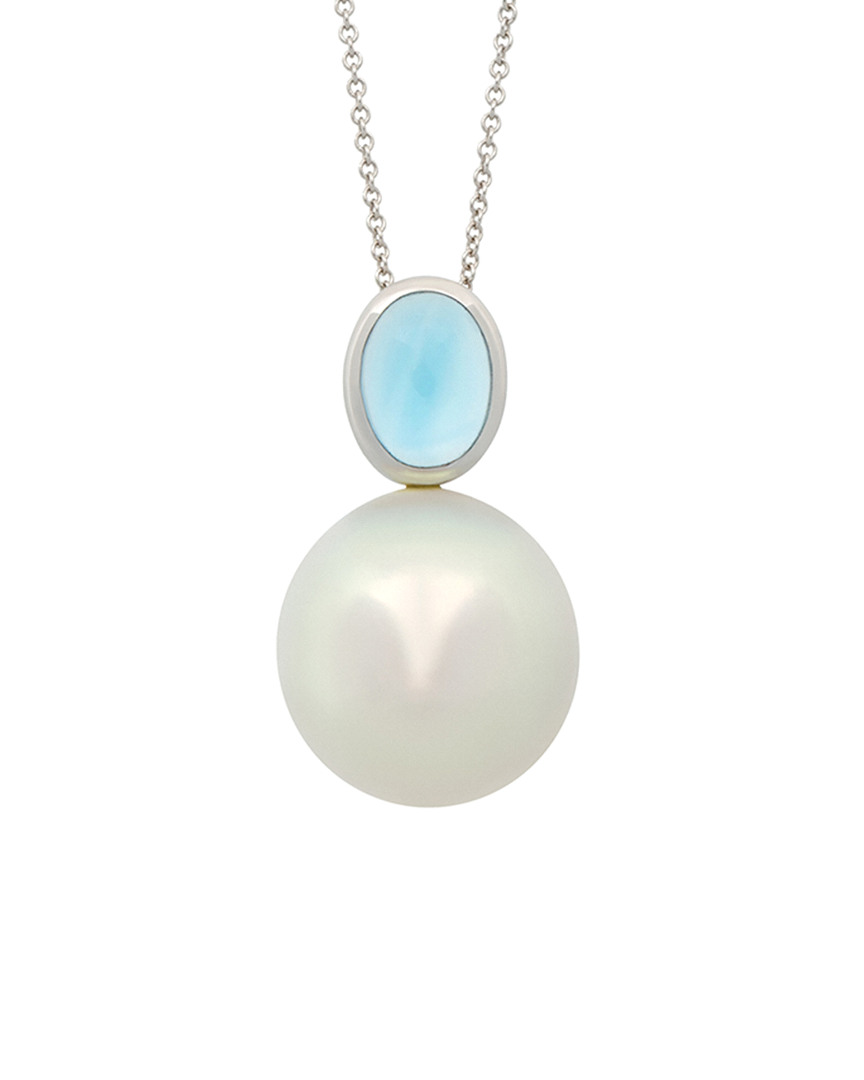 Image of Aquarian Pearl K Topaz Necklace