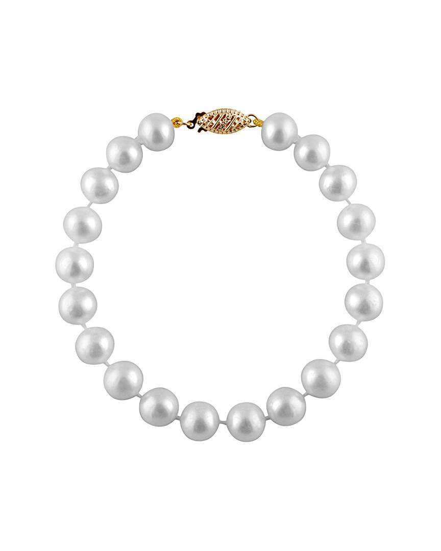 Shop Splendid Pearls 14k 8-8.5mm Freshwater Pearl Strand Bracelet