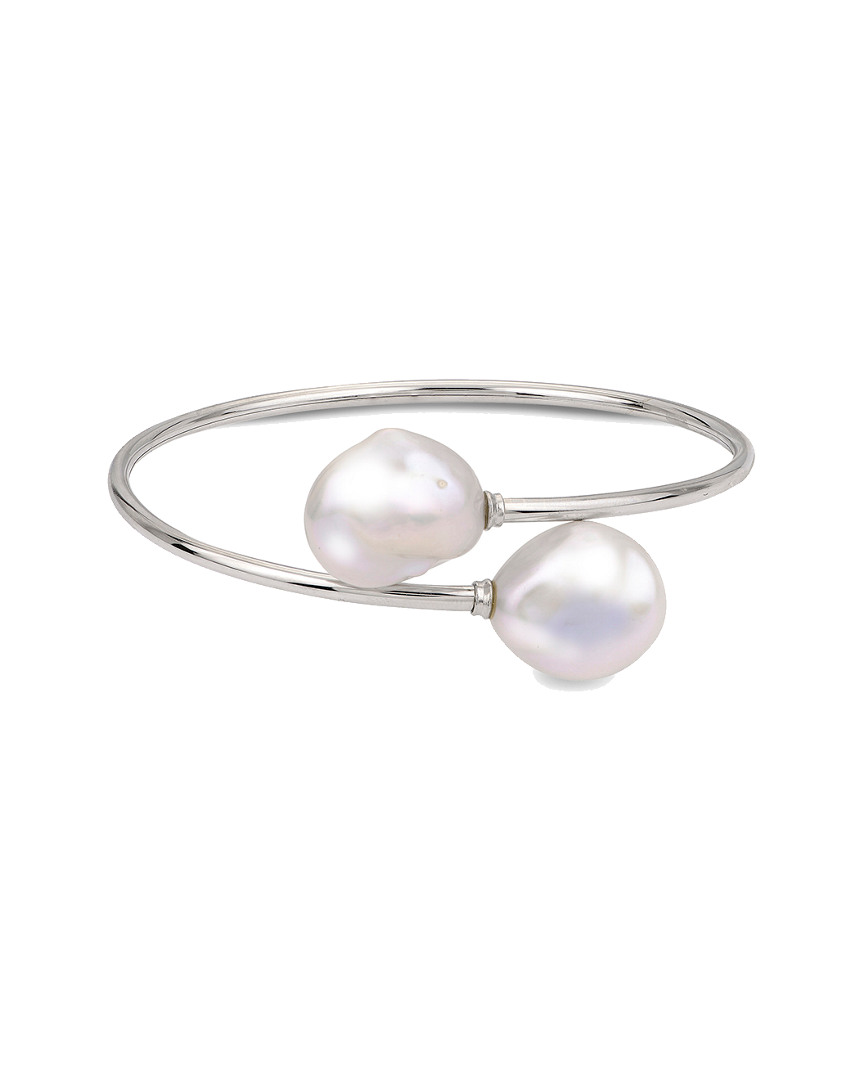 Pearls Silver 14-16mm Pearl Bracelet