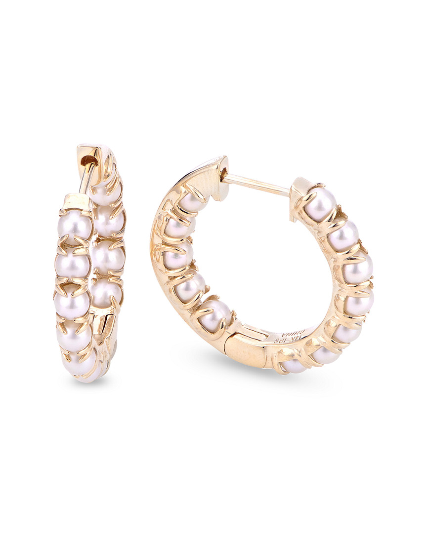 Pearls 14k 3-3.5mm Pearl Earrings