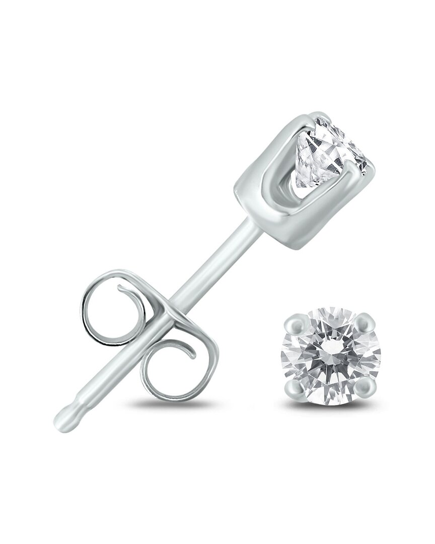 Diamond Select Cuts Silver 0.30 Ct. Tw. Diamond Earrings