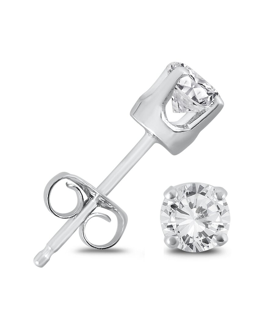 Diamond Select Cuts Silver 0.46 Ct. Tw. Diamond Earrings