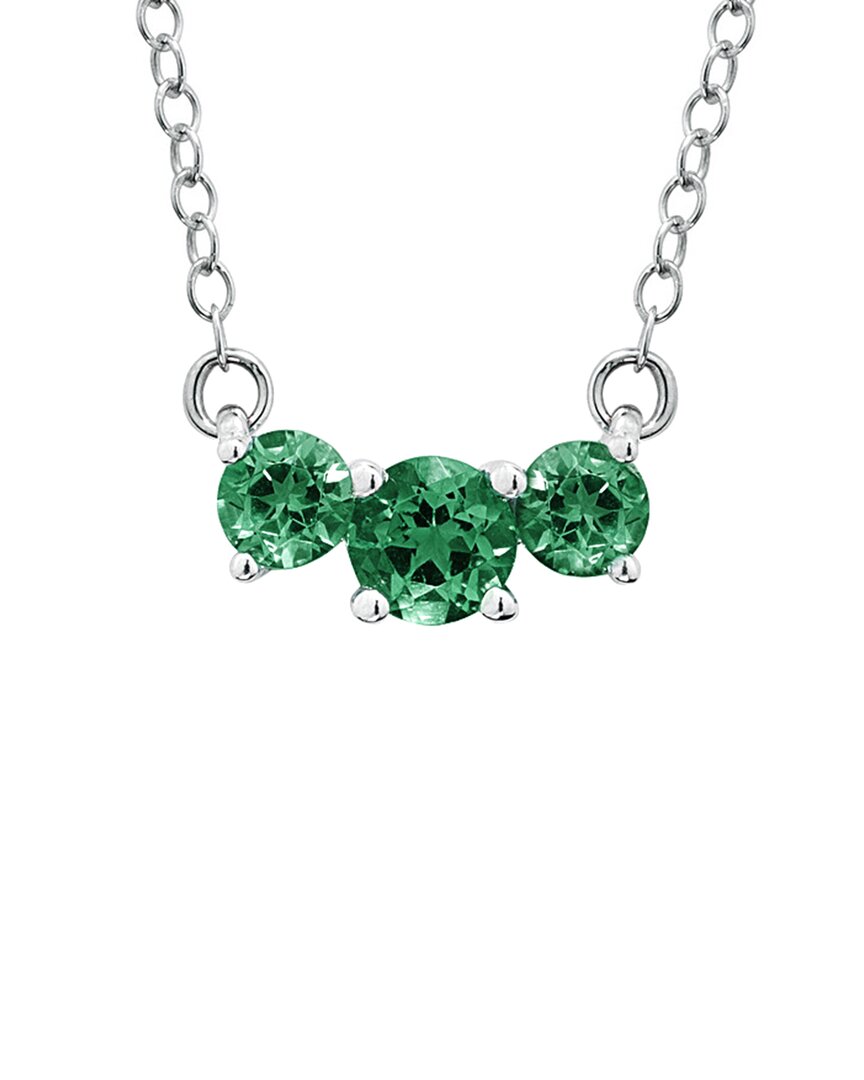 Diamond Select Cuts 14k 0.96 Ct. Tw. Emerald Necklace