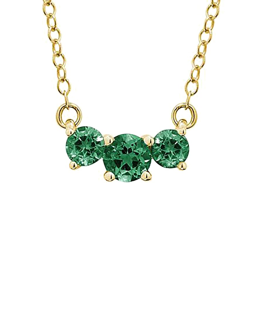 Diamond Select Cuts 14k 0.96 Ct. Tw. Emerald Necklace