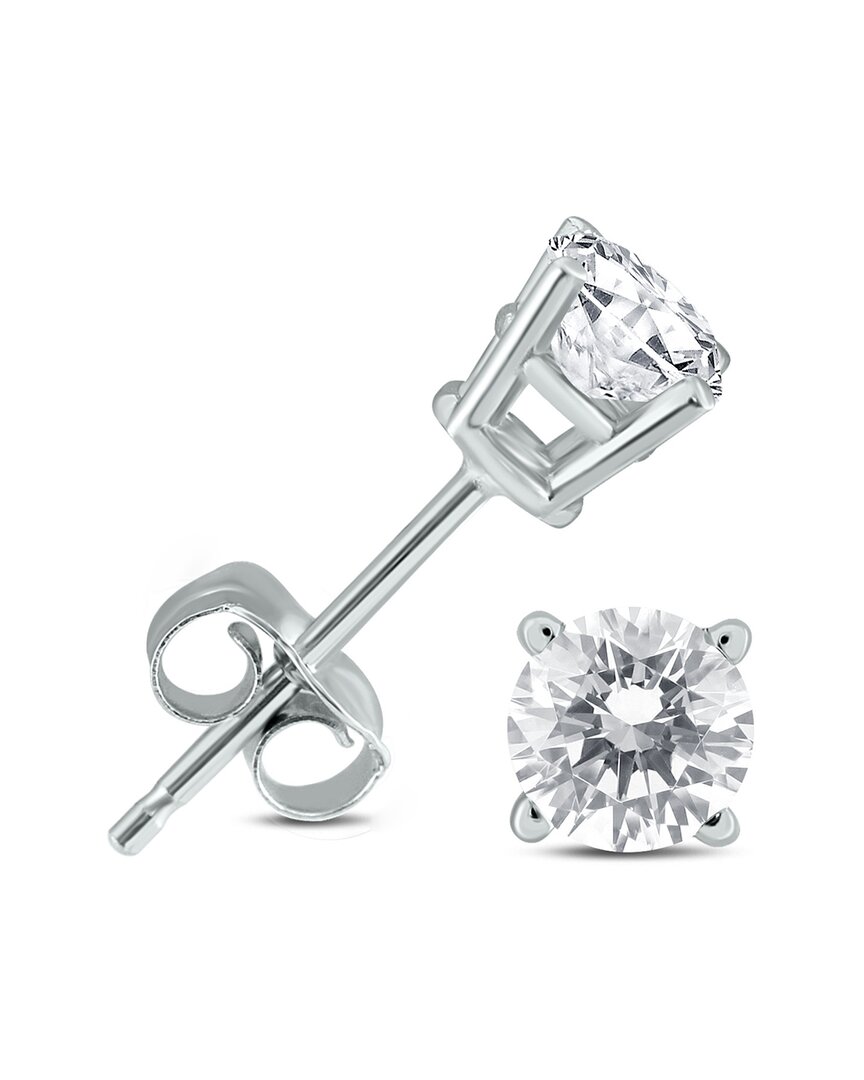Diamond Select Cuts 14k 0.50 Ct. Tw. Diamond Earrings In Metallic