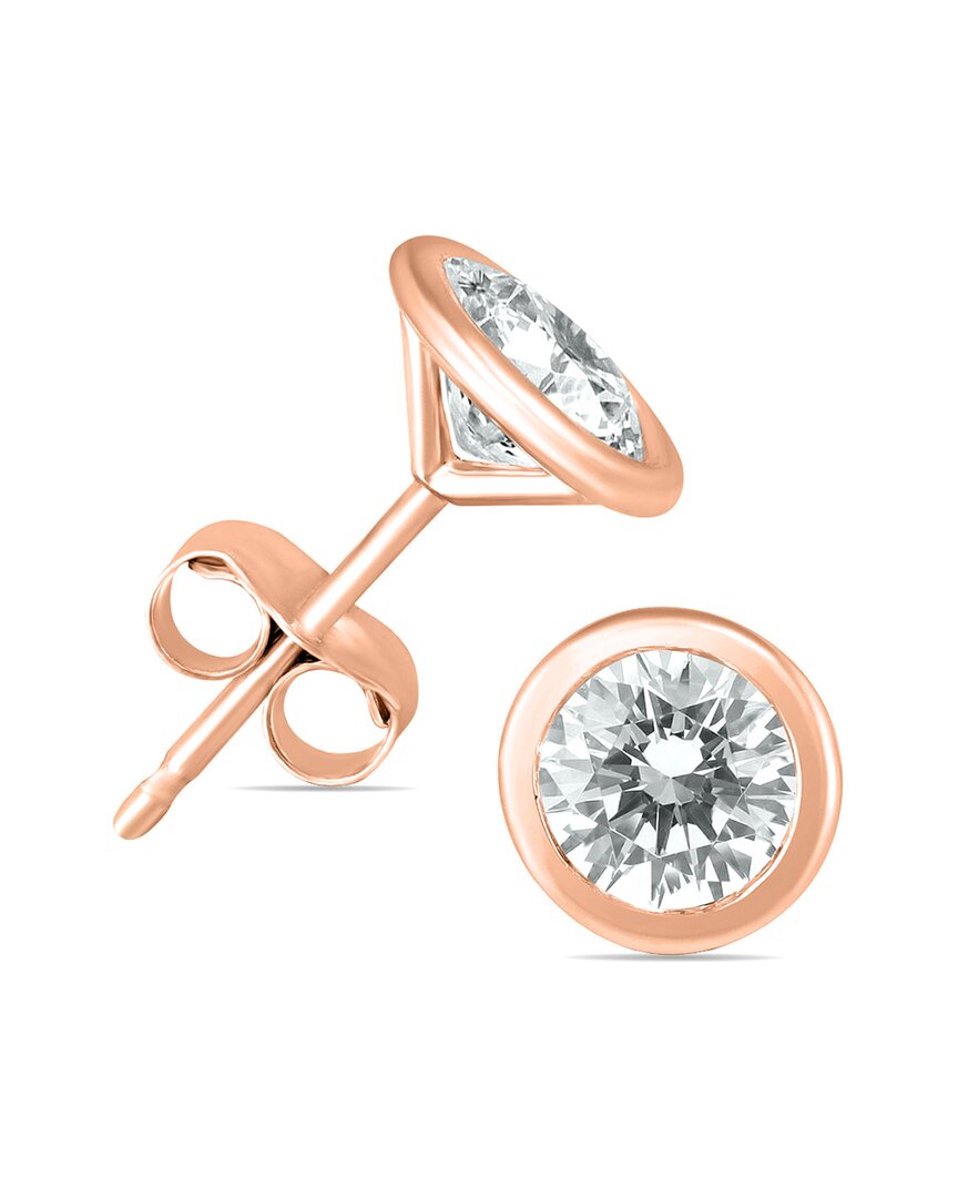 Diamond Select Cuts 14k Rose Gold 0.46 Ct. Tw. Diamond Earrings