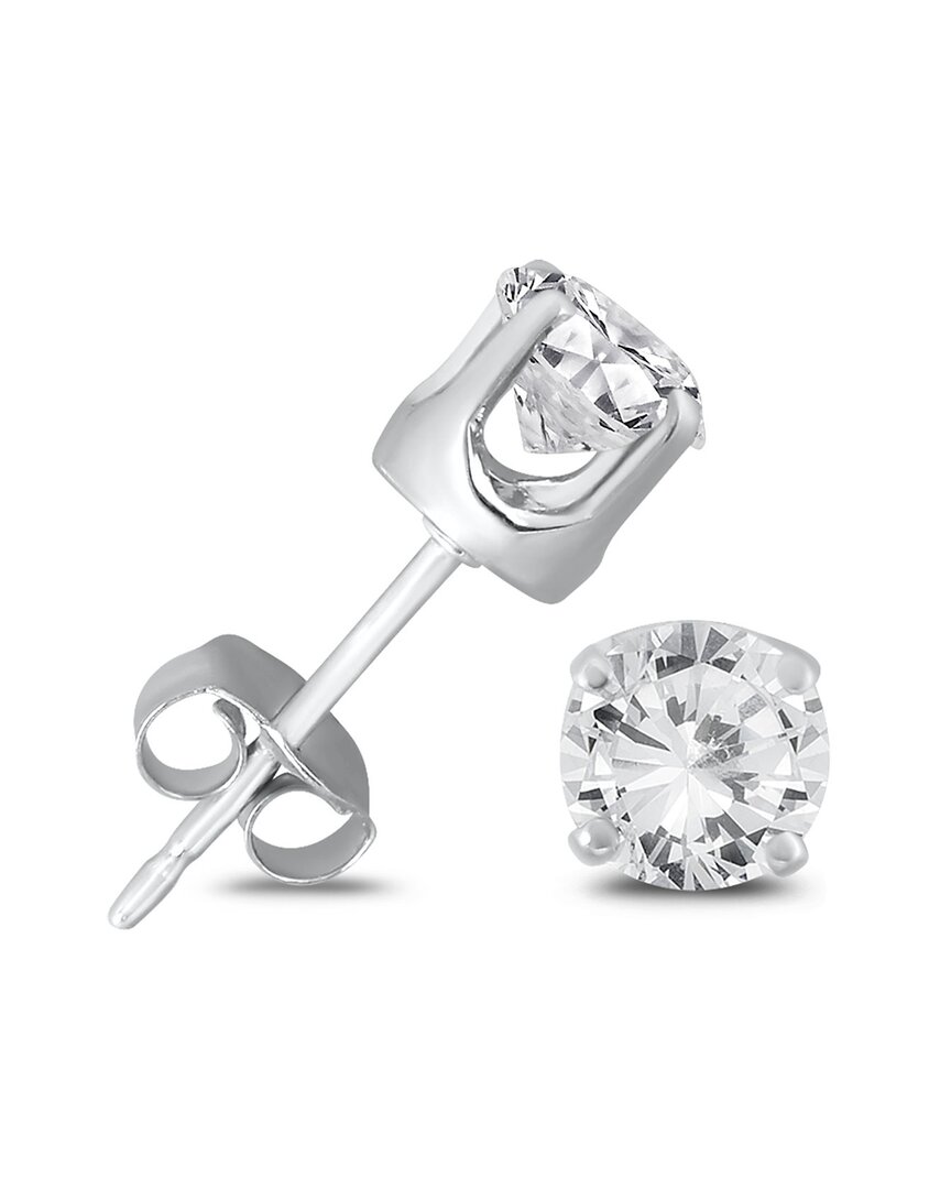 Diamond Select Cuts Silver 0.71 Ct. Tw. Diamond Earrings