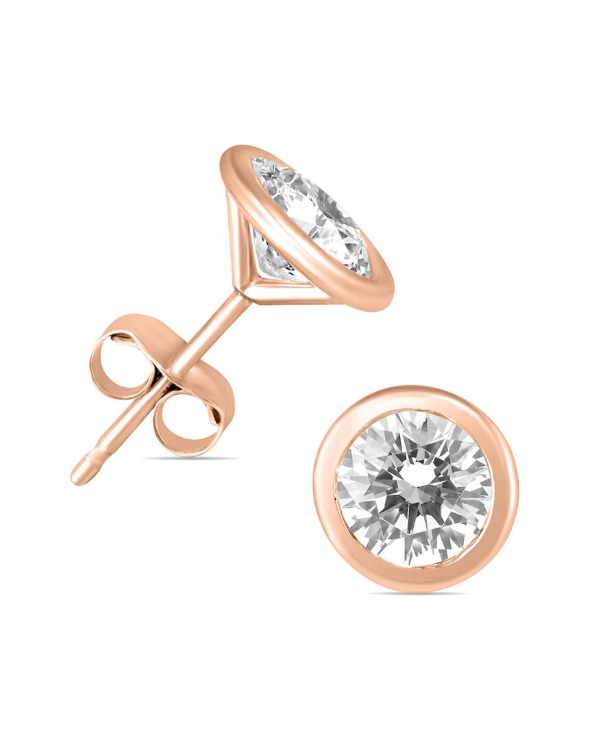 Diamond Select Cuts 14k Rose Gold 1.46 Ct. Tw. Diamond Earrings