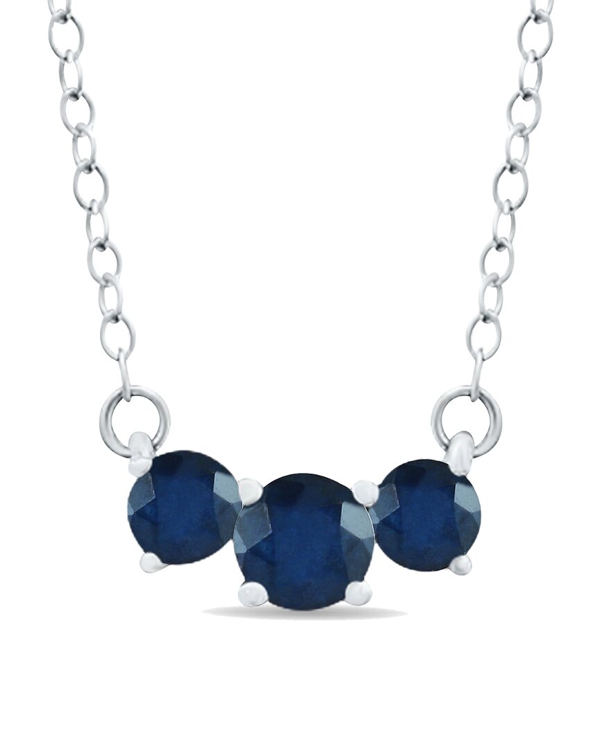 Gemstones 14k 0.96 Ct. Tw. Sapphire Necklace