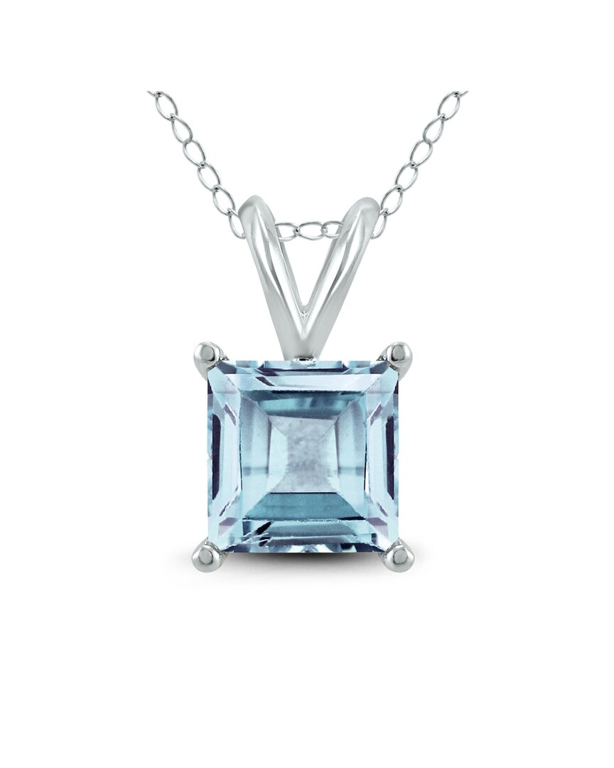Gemstones 14k 1.10 Ct. Tw. Aquamarine Necklace