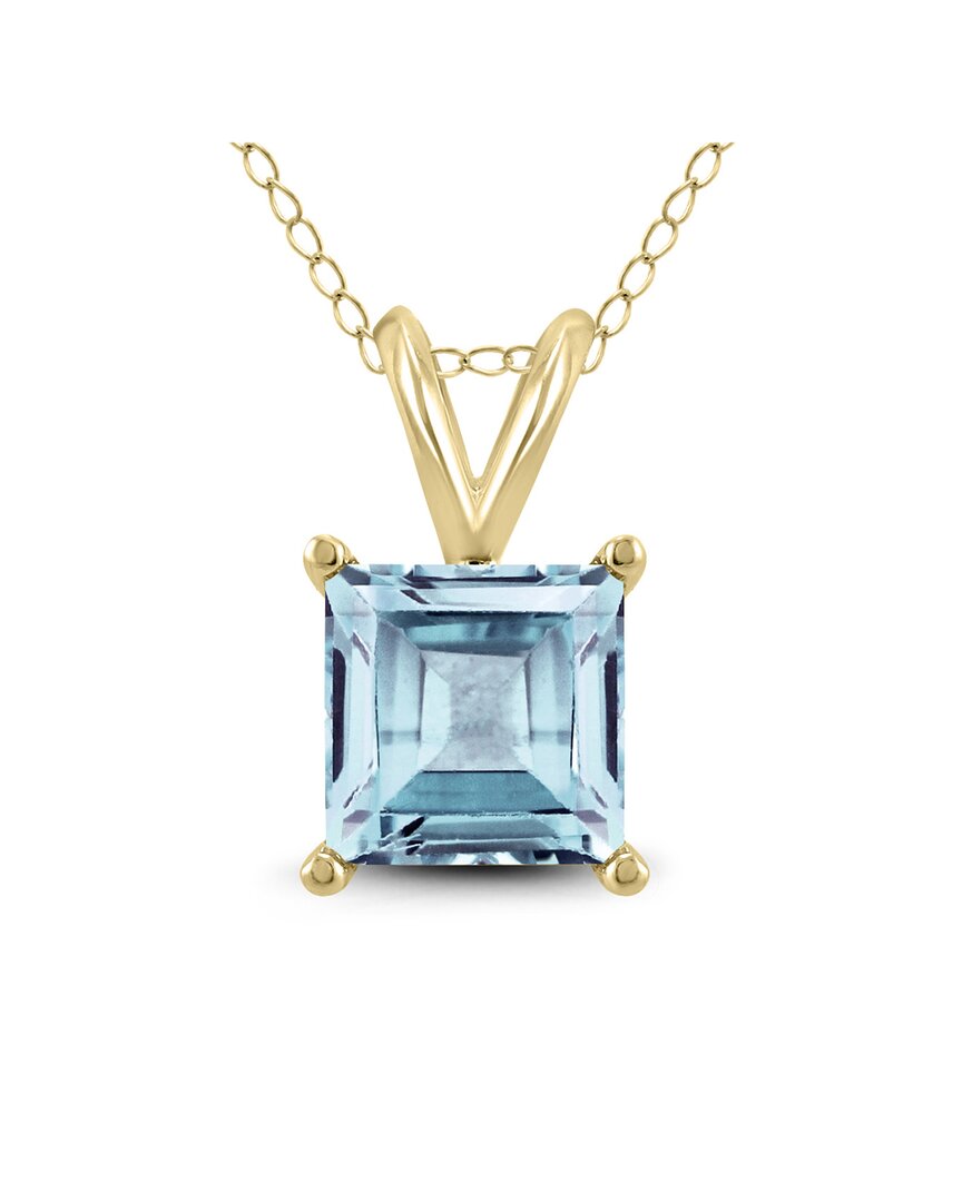 Gemstones 14k 1.10 Ct. Tw. Aquamarine Necklace