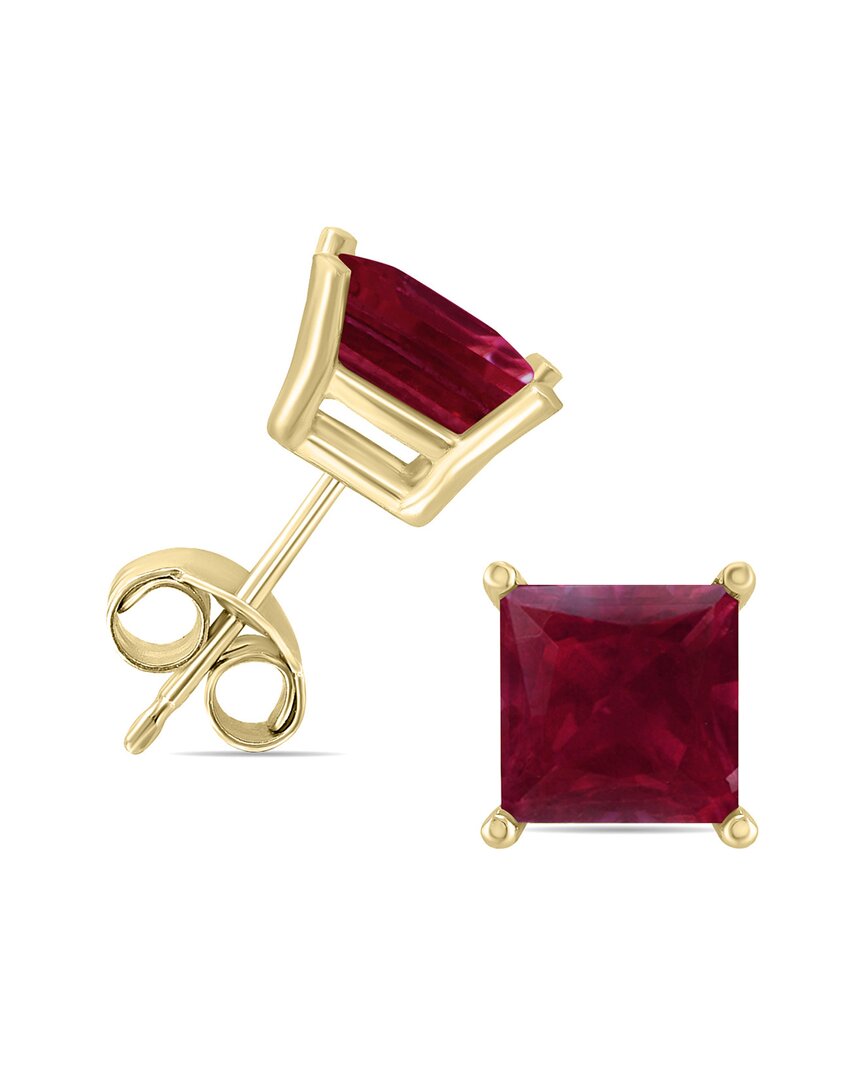 Gemstones 14k 1.20 Ct. Tw. Ruby Earrings