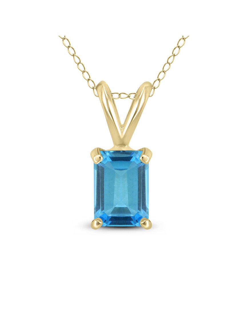 Gemstones 14k 0.90 Ct. Tw. Blue Topaz Necklace