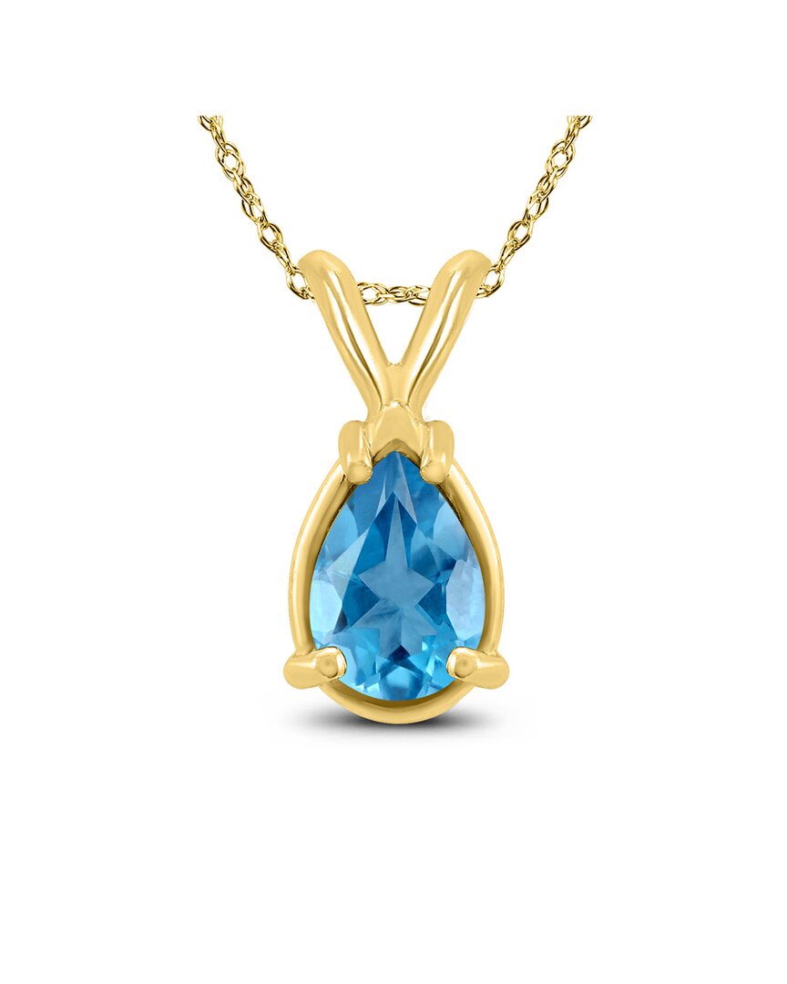 Gemstones 14k 1.15 Ct. Tw. Blue Topaz Necklace