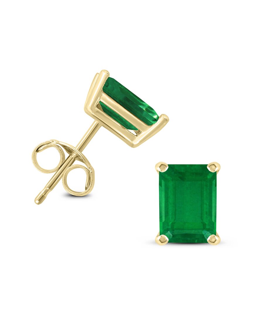 Gemstones 14k 0.60 Ct. Tw. Emerald Earrings