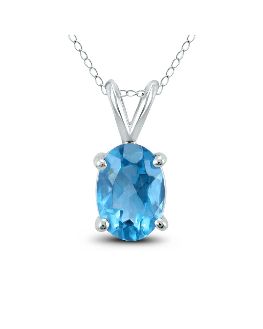 Gemstones 14k 0.60 Ct. Tw. Blue Topaz Necklace