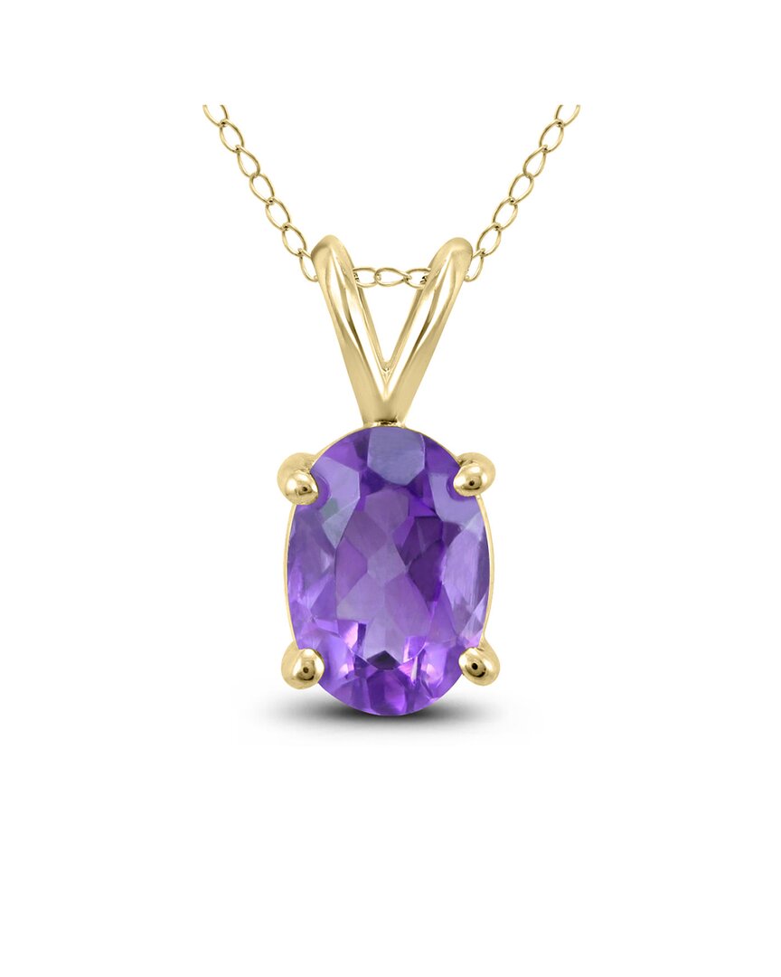 Gemstones 14k 0.55 Ct. Tw. Amethyst Necklace