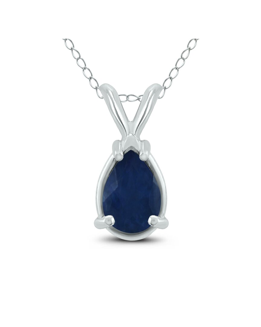 Gemstones 14k 0.45 Ct. Tw. Sapphire Necklace