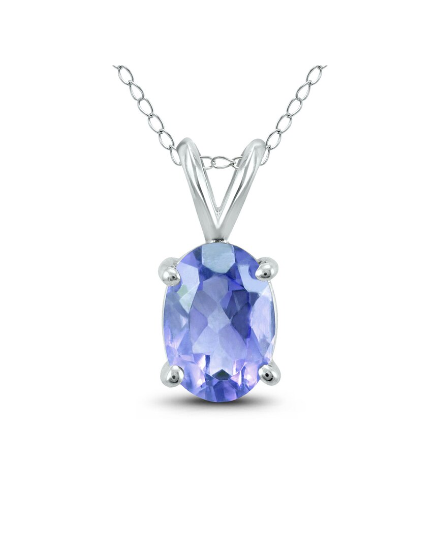 Gemstones 14k 0.22 Ct. Tw. Tanzanite Necklace