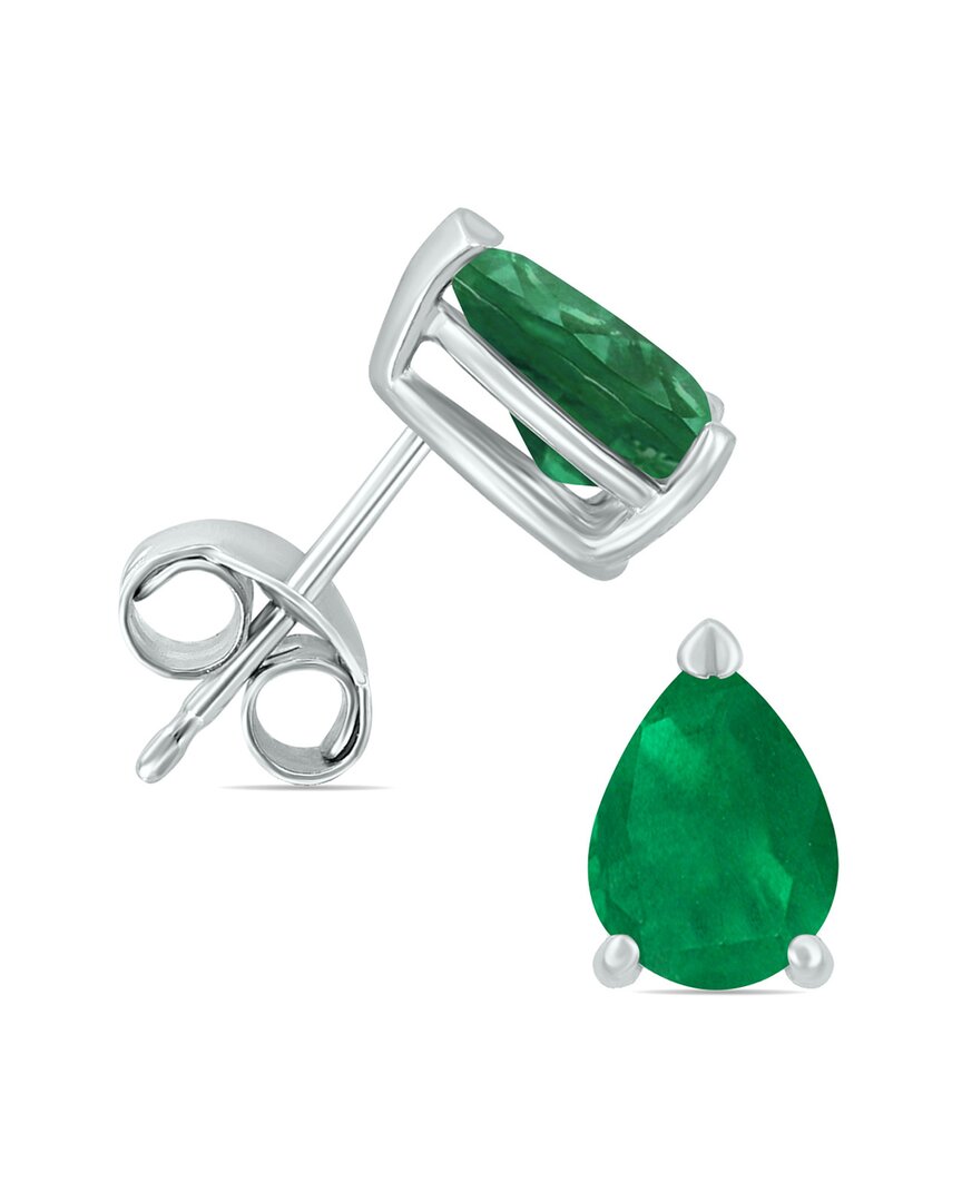 Gemstones 14k 0.44 Ct. Tw. Emerald Earrings