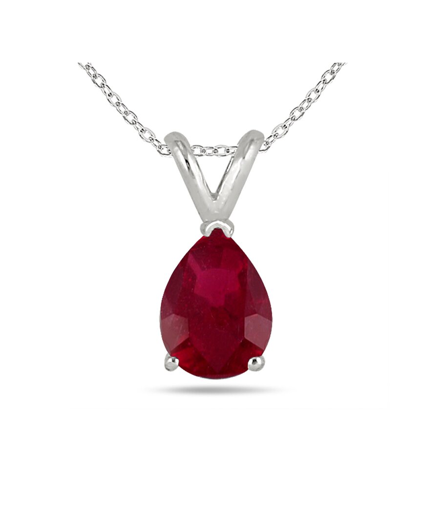 Gemstones 14k 0.20 Ct. Tw. Ruby Necklace