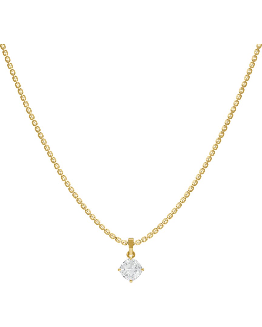 Lab Grown Diamonds 18k Over Silver 1.00 Ct. Tw. Lab-grown Diamond Necklace